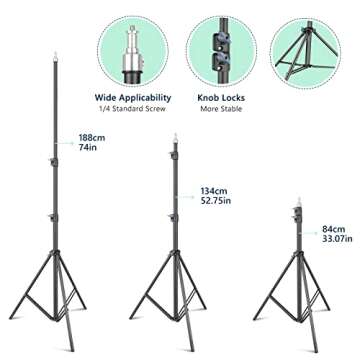 Torjim Softbox Photography Lighting Kit - Perfect Lighting