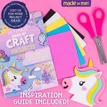 Made By Me Ultimate Craft Box, Unicorn Craft Kit, 1000 Piece Set, Reusable Storage Case, Preschool Arts & Crafts Projects, Great for Group Projects, Craft Box for Kids