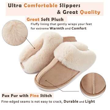 Cozy Memory Foam Slippers for Women - Anti-Skid Design