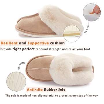 Cozy Memory Foam Slippers for Women - Anti-Skid Design