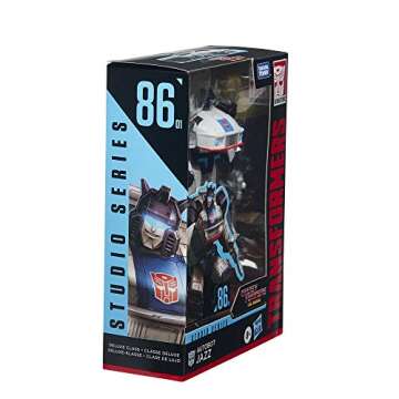 Transformers Toys Studio Series 86-01 Deluxe Class The The Movie 1986 Autobot Jazz Action Figure - Ages 8 and Up, 4.5-inch