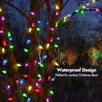 WBao C6 Christmas Lights - 100 LED Battery Operated