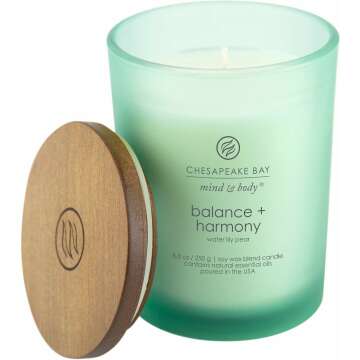 Balance + Harmony Water Lily Pear Candle - 50 Hr Burn