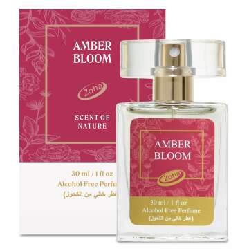 Zoha Amber Bloom Perfume: Alcohol-Free, Vegan Fragrance for Everyone