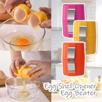 Stainless Steel Egg Shell Opener for Effortless Cooking