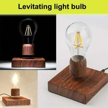 Levitating LED Light Bulb