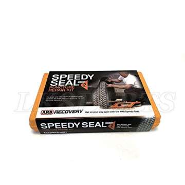 ARB 10000011 Speedy Seal 2 - Universal Heavy Duty Tire Repair Kit For Car, Truck, RV, Jeep, ATV, Motorcycle, Tractor, Trailer. Flat Tire Puncture Repair Kit Fix Punctures and Plug Flats 50 String Plug