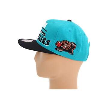 NBA Mitchell & Ness Vancouver Grizzlies Hardwood Classics Media Day Snapback Hat - Teal