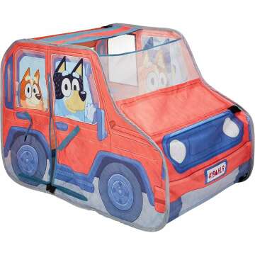 Bluey Heeler 4WD Pop Up Play Tent - Fun Adventure for Kids! 🚙✨