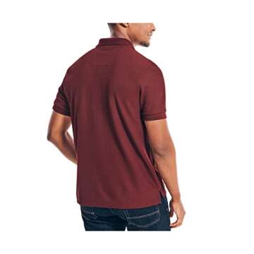 Men's Nautica Polo Shirt in Royal Burgundy - XL