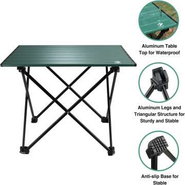 Villey Portable Camping Side Table for Outdoor Use