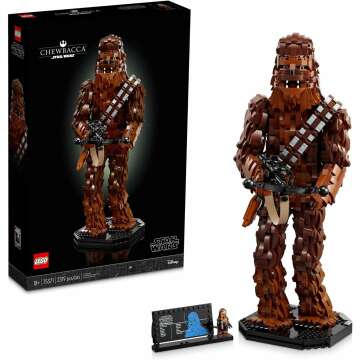 LEGO Star Wars Chewbacca 75371 Buildable Collectible for Adults