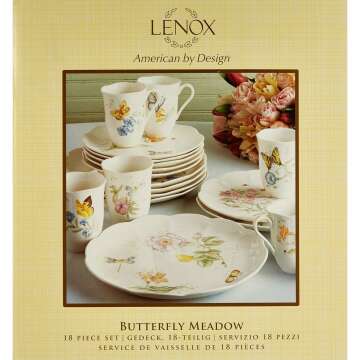 Elegant Lenox Butterfly Meadow Dinnerware Set