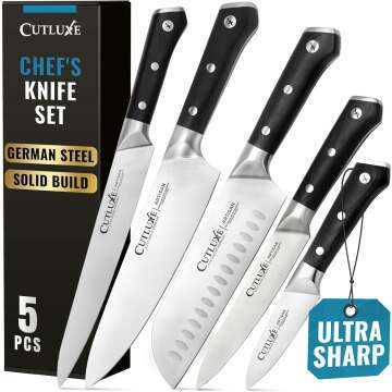 Slicing, Bread & Boning Knives - German Steel Set