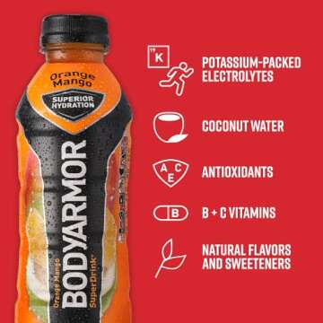 BODYARMOR Orange Mango - Hydration for Athletes