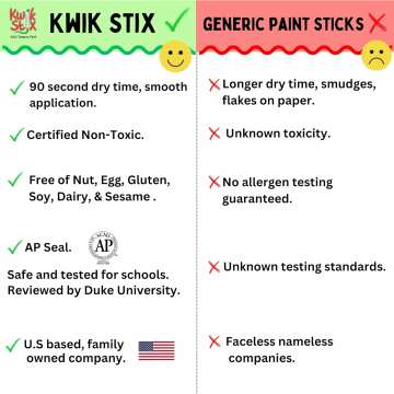 Kwik Stix Paint Sticks - 24 Washable Colors for Kids