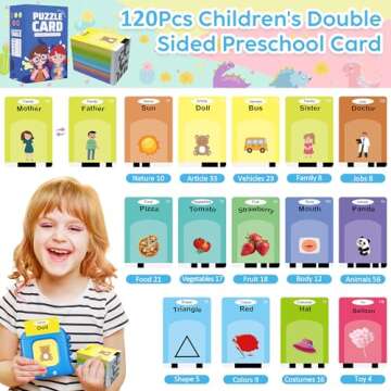 Talking Flash Cards,Kids Toddler Flash Cards with 240 Sight Words,Montessori Toys,Autism Sensory Toys,Speech Therapy Toys,Learning Educational Toys Gifts for Age 1 2 3 4 5 Years Old Boys and Girls