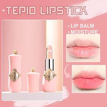 Flower Jelly Lipstick Set | Temperature Change & Moisturizing