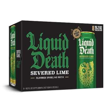 Liquid Death Lime & Berry Mixed Pack (16 x 19.2 oz Cans)