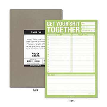 Knock Knock Get Your Shit Together Note Pad