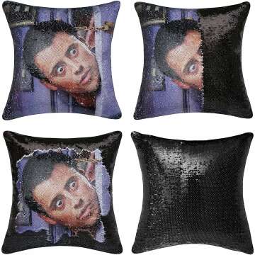 Friends Joey Sequin Pillow