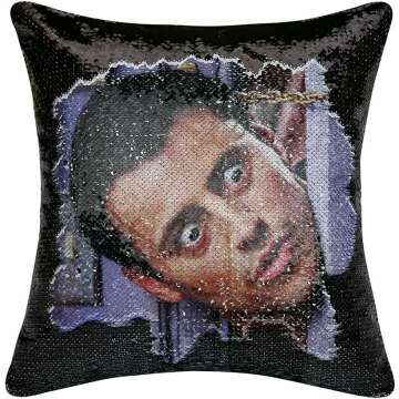 Friends Joey Sequin Pillow