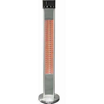 EnerG+ Infrared Electric Outdoor Heater Freestanding with Remote,Silver