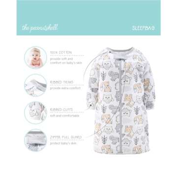 The Peanutshell Newborn Clothes & Accessories Set for Baby Boys or Girls, 23 Piece Layette Gift Set, Fits Newborn to 3 Months