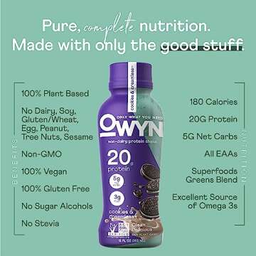 OWYN Plant Based Protein Shake Variety Pack - 20g Protein