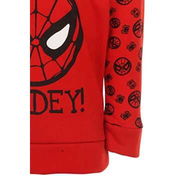 Marvel Avengers Spider-Man Little Boys Pullover Hoodie & Jogger Pants Red 6