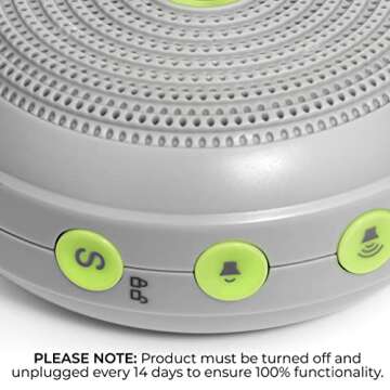 Yogasleep Hushh & Crush Resistant Travel Case, (2 Piece Set) Portable White Noise Sound Machine for Baby, 3 Soothing Natural Sounds, Noise Canceling for Sleep Aid, Office Privacy, & Meditation