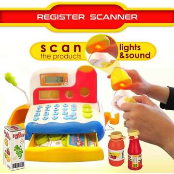 Interactive Cash Register Playset for Kids