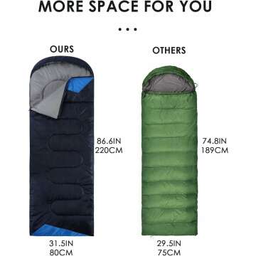 Waterproof Sleeping Bags for Outdoor Fun - Adults