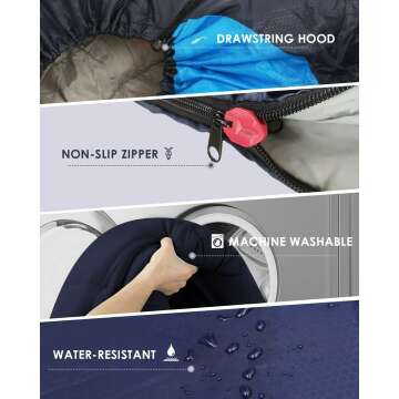 Waterproof Sleeping Bags for Outdoor Fun - Adults