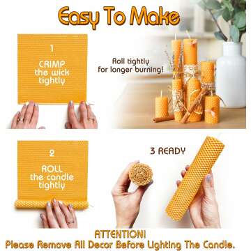 Beeswax Candle Making Kit for Beginners