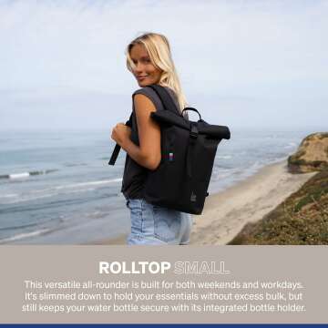 GOT BAG Eco-Friendly Rolltop Backpack for Travel