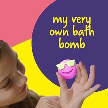 Bath Bomb Making Kit for Kids - Kid Crafts Science Project - Easter Gifts for Girls and Boys - Craft Activity Gift for Age 6, 7, 8, 9, 10, 11 & 12 Year Old Girl - Makes 10 Baths Bombs Fizzies