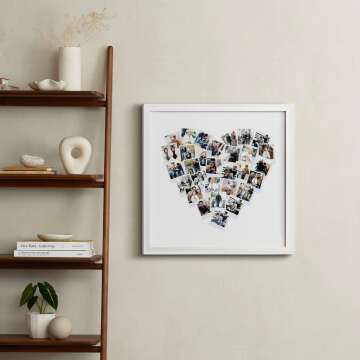 "Heart Snapshot Mix® Photo Art" - Custom Photo Art by Minted.