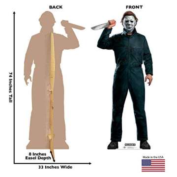 Cardboard People Advanced Graphics Mike Myers with Knife Life Size Cardboard Cutout Standup - Halloween II (1981 Film)