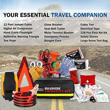 Everlit Car Emergency Kit for Ultimate Safety