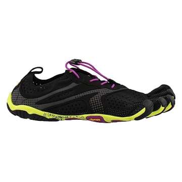 Vibram FiveFingers V-Run Shoes for Women - Black/Yellow