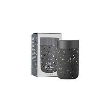 W&P Porter Ceramic Mug - Terrazzo Charcoal, 16 oz