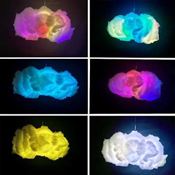 3D Big Cloud Lightning Light Kit for Home Decoration