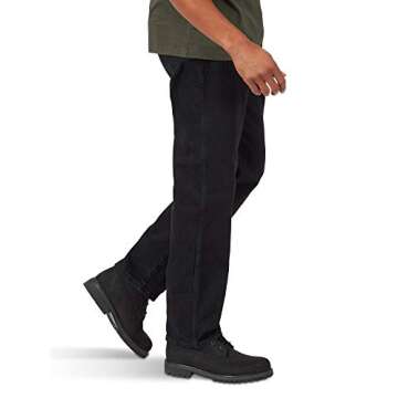 Rustler Classic Relaxed Fit Jeans in Black, 29Wx30L