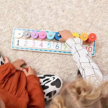 Fat Brain Toys Counting Stacker - Stacking Fun for Babies