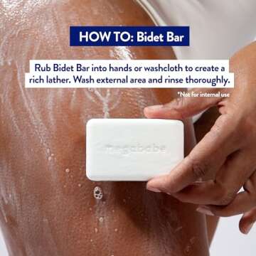 Megababe Bidet Bar | pH Balanced Cleansing Bar for the Entire Intimate Area | 4.5 oz