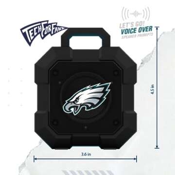 SOAR NFL Shockbox LED Wireless Bluetooth Speaker, Dallas Cowboys