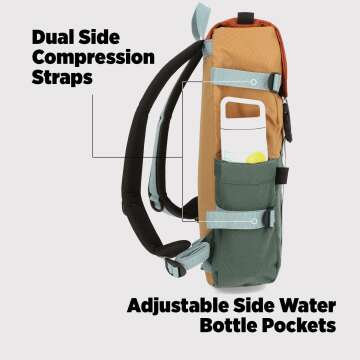 Topo Designs Rover Pack Classic | Sea Pine/Mustard