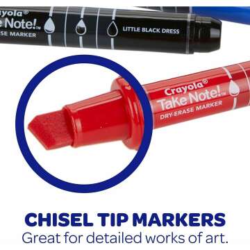 Crayola Dry Erase Markers 12ct for Classroom Use