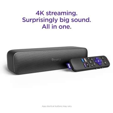 Roku Streambar SE - 2-in-1 TV Soundbar with 4K Streaming